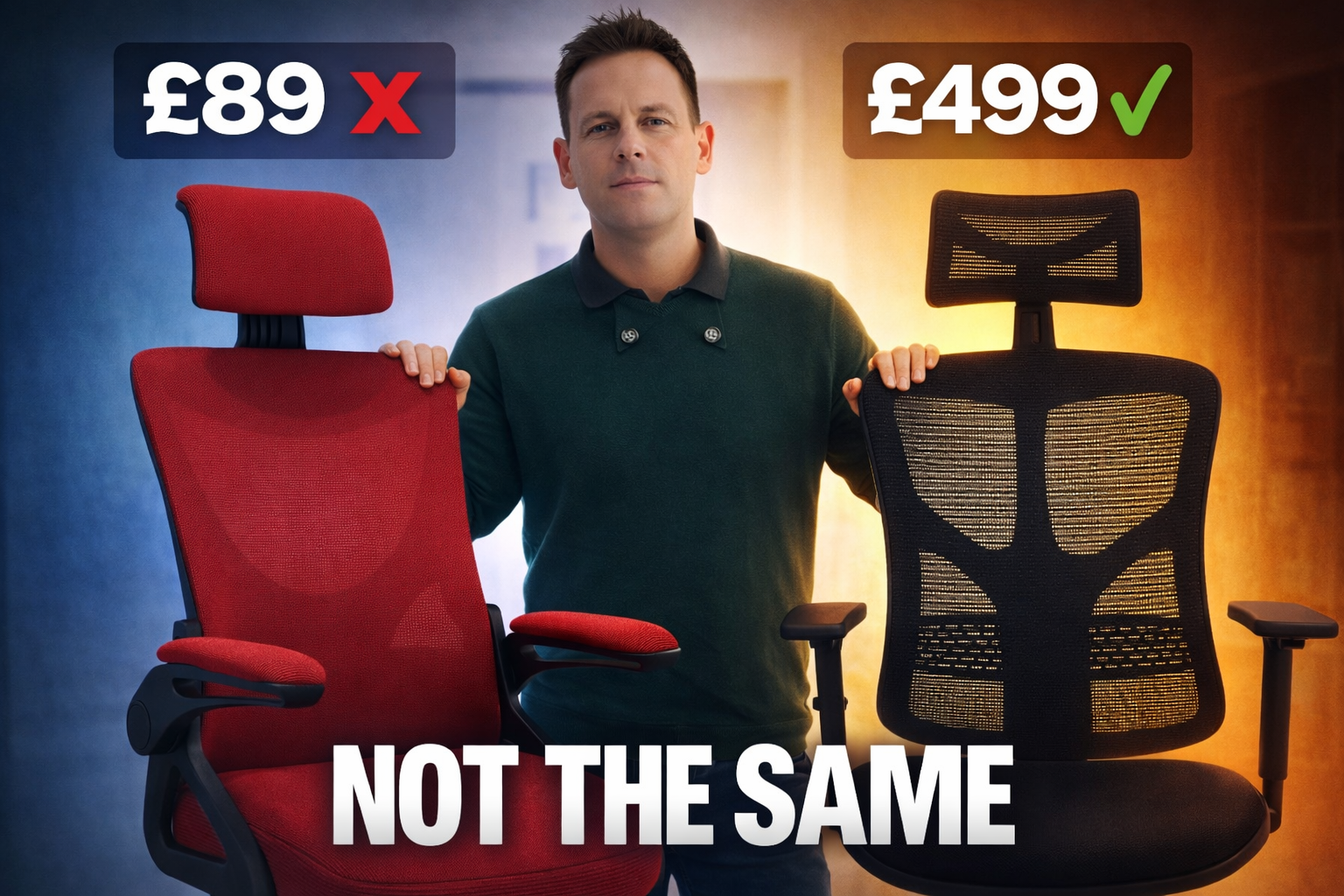 £89 vs £499 chair! Why Cheap ‘Ergonomic’ Chairs Fail
